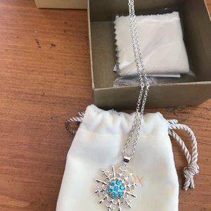 Lenox Sparkling Snowflake Necklace